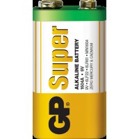 Батарейка GP Super Alkaline 1604A/6LF22, 6LR61, 522