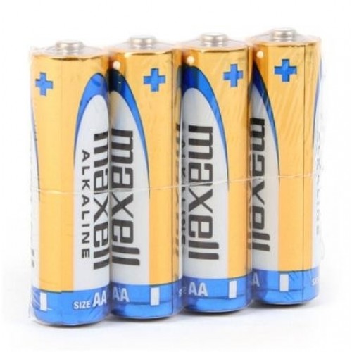 Батарейка MAXELL (Hitachi) Pack*4 Alkaline LR06/AA (цена за упаковку 4 шт.)