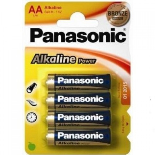Батарейка Panasonic ALKALINE POWER AA BLI 4