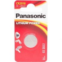 Батарейка Panasonic CR 2016 BLI 1 LITHIUM