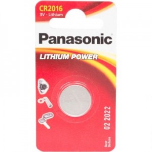 Батарейка Panasonic CR 2016 BLI 1 LITHIUM