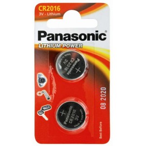 Батарейка Panasonic CR 2016 BLI 2 LITHIUM