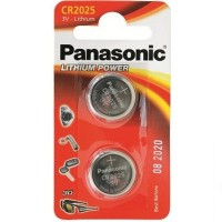 Батарейка Panasonic CR 2025 BLI 2 LITHIUM