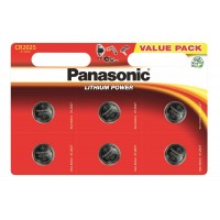 Батарейка Panasonic CR 2025 BLI 6 LITHIUM