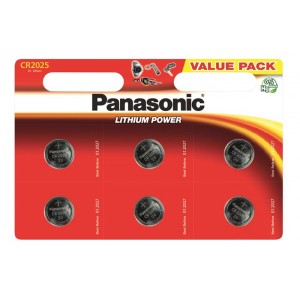 Батарейка Panasonic CR 2025 BLI 6 LITHIUM Батарейка Panasonic CR 2025 BLI 6 LITHIUM