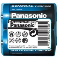 Батарейка Panasonic GENERAL PURPOSE R14 TRAY 2 ZINK-CARBON