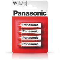 Батарейка Panasonic RED ZINK R6 BLI 4 ZINK-CARBON