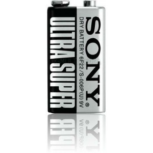 Батарейки SONY Крона Ultra Super 6F22