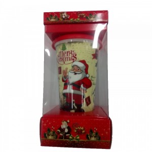 Чашка с ложечкой в подарочной упаковке Merry Christmas (BHA-539) Чашка с ложечкой в подарочной упаковке Merry Christmas (BHA-539)