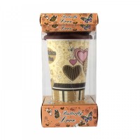 Кружка с силиконовой крышкой в подарочной упаковке Love Butterfly (BHA-318)