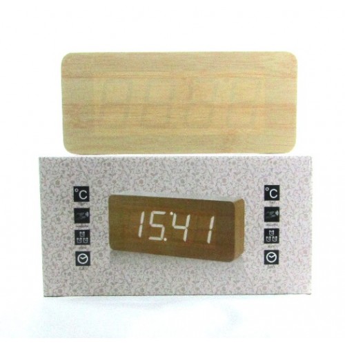Настольные электронные часы c будильником DW-1292 LED-Blue