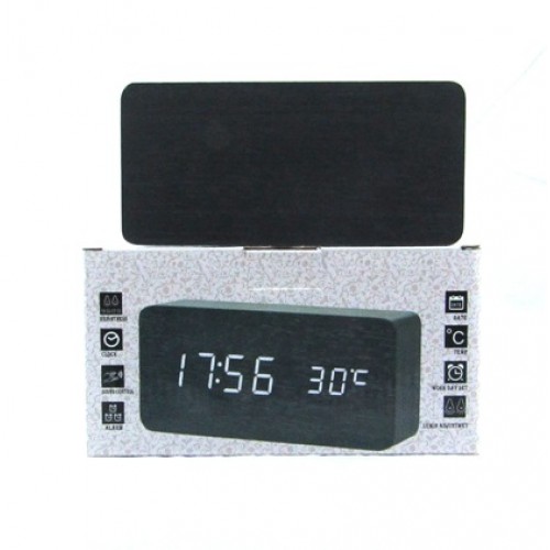 Настольные электронные часы c будильником DW-1299 LED-Blue