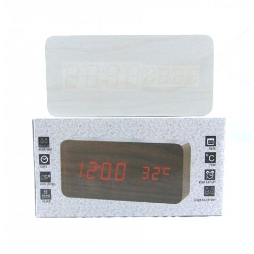 Настольные электронные часы c будильником DW-1299 LED-Green