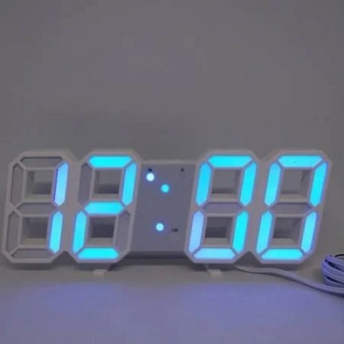 Электронные часы настольные LY 1089 синие