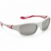 Детские солнцезащитные очки Koolsun бело-розовые серии Sport 6+