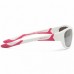 Детские солнцезащитные очки Koolsun бело-розовые серии Sport 6+