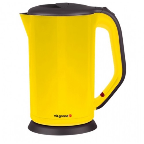 Чайник електричний нержавейка ViLgrand VS303, цільна колба (1.8 л; 2 кВт)