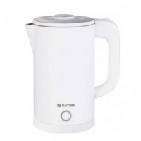 Чайник електричний Satori SSK-6150-WDW 1,7 л, 1800 Вт, подвійні стінки, суцільнометалева колба