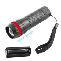 Фонарь 8417-LM, 3xAAA, zoom, ремешок на руку, пластик