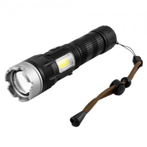 Фонарь F16-P120+COB, ЗУ microUSB, 1x26650, ремешок на руку, zoom, Box Фонарь F16-P120+COB, ЗУ microUSB, 1x26650, ремешок на руку, zoom, Box