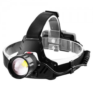 Фонарь налобный T34-P50, ЗУ micro USB, 2x18650, signal light, zoom, Box Фонарь налобный T34-P50, ЗУ micro USB, 2x18650, signal light, zoom, Box
