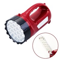 Фонарь переносной Luxury 2820 TP, 19+15LED, ЗУ 220V, встроенный аккумулятор
