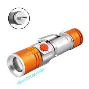 Фонарь Police 517-XPE, ЗУ USB, встроенный аккумулятор, zoom, зажим Фонарь Police 517-XPE, ЗУ USB, встроенный аккумулятор, zoom, зажим