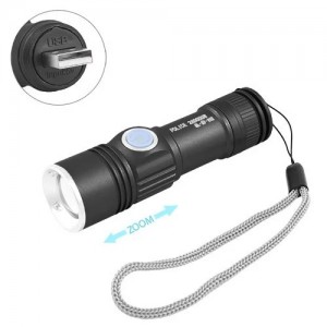 Фонарь Police SY912-XPE, ЗУ USB, встроенный аккумулятор, zoom, ремешок Фонарь Police SY912-XPE, ЗУ USB, встроенный аккумулятор, zoom, ремешок