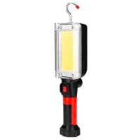 Магнитный фонарь для СТО ZJ-8859-LED, ЗУ micro USB, 2x18650, магнит, крюк