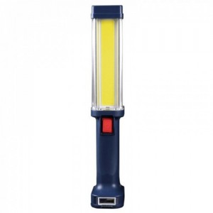 Магнитный фонарь для СТО ZJ-8899-COB, ЗУ micro USB, 2x18650, магнит, крюк