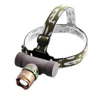 Налобный фонарь Police 6866-XPE, ЗУ 220V/12V, 1x18650, zoom, Box