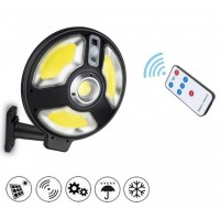 Уличный светильник Solar BL-LB-1288A на солнечной батарее с датчиком движения и пультом, 150 COB