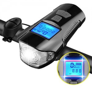 Велозвонок + компьютер + фара XA-585-T6+2LED, выносная кнопка, Waterproof, аккум., ЗУ micro USB Велозвонок + компьютер + фара XA-585-T6+2LED, выносная кнопка, Waterproof, аккум., ЗУ micro USB