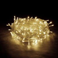 Гирлянда Нить 200 LED, теплый белый, прозрачный провод