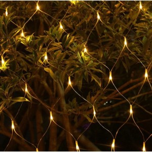 Гирлянда сетка Led 180, теплый белый, прозрачный провод 2M на 2M Гирлянда сетка Led 180, теплый белый, прозрачный провод 2M на 2M