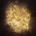 Гирлянда Шар большой сетка Золото LED 20