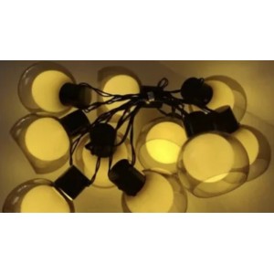 Гирлянда Шары, 10 LED шаров, теплый белый 3x2 м, 200 LED RD-248
