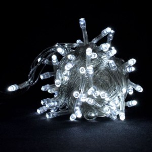 Гирлянда светодиодная 200 Led, холодный белый, прозрачный провод W-2 Гирлянда светодиодная 200 Led, холодный белый, прозрачный провод W-2