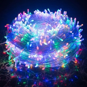 Гирлянда светодиодная 300 Led RGB прозрачный провод Гирлянда светодиодная 300 Led RGB прозрачный провод