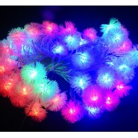 Гирлянда Ёжики LED 28 RGB