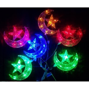 Гирлянда Xmas LED 20 Parts 2 луна звезда