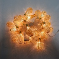 Гирлянда Золотая Груша Сетка LED 20