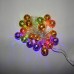 Гирлянда Золотая Сфера LED 20 мульти