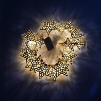 Гирлянда Золотая Звезда LED 20