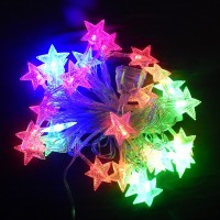 Гирлянда Звездочки Led 28 мульти