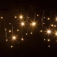 Уличная гирлянда бахрома LED 150, 10м, соединитель, теплый белый, черный провод Уличная гирлянда бахрома LED 150, 10м, соединитель, теплый белый, черный провод