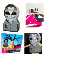 Маска из картона Игра в кальмара