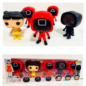 Набор игрушек Игра кальмара (5 шт) Набор игрушек Игра кальмара (5 шт)