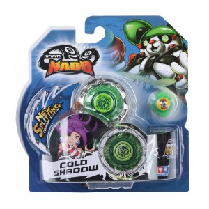 Волчок Auldey Infinity Nado Стандарт Cold Shadow с устройством запуска Волчок Auldey Infinity Nado Стандарт Cold Shadow с устройством запуска