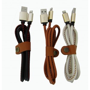 Кабель Lighting usb Кожа Кабель Lighting usb Кожа